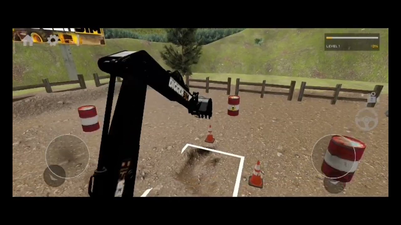 Игра для тех кто хочет ощутить себя трактористом экскаваторщиком 
