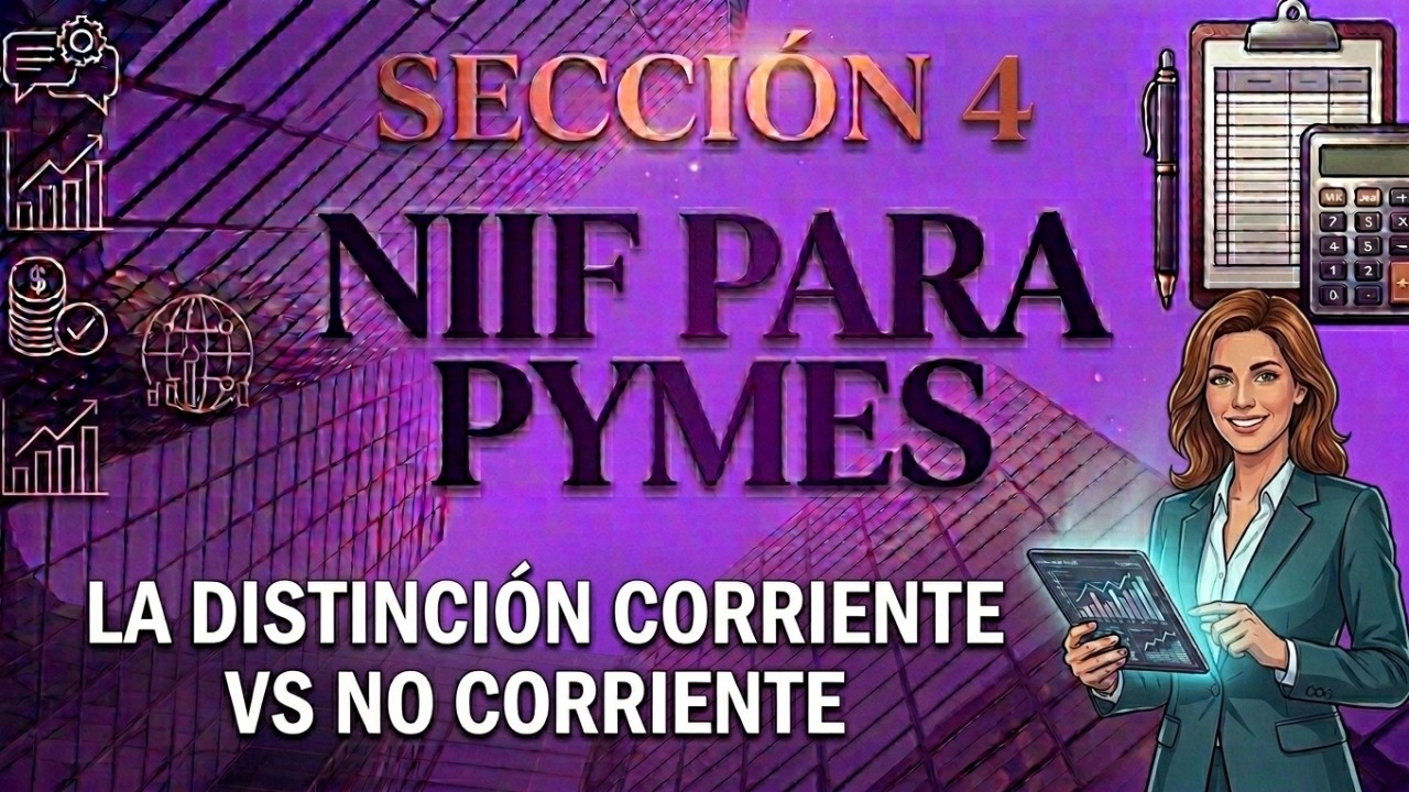Sección 4 NIIF para PYMES: 👉El arte de clasificar activos y pasivos✨