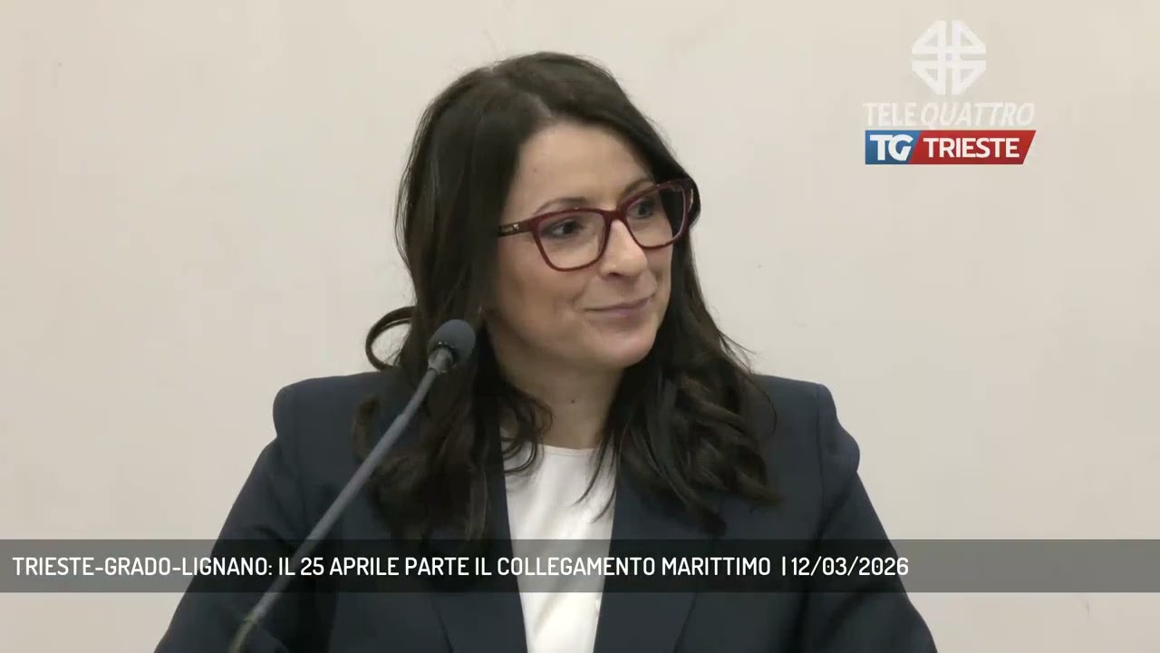 TRIESTE-GRADO-LIGNANO: IL 25 APRILE PARTE IL COLLEGAMENTO MARITTIMO  | 12/03/2026