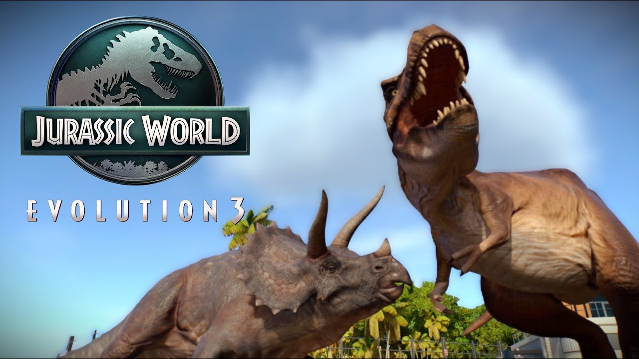 TRICERATOPS vs T -REX , RAPTOR👉 Triceratops: The Living Fortress  🚨 jurassic world evolution 3