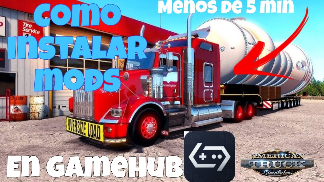 COMO INSTALAR MODS EN AMERICAN TRUCK SIMULATOR EN GAMEHUB FACIL Y SENCILLO✅️🚚🎮🔥📱