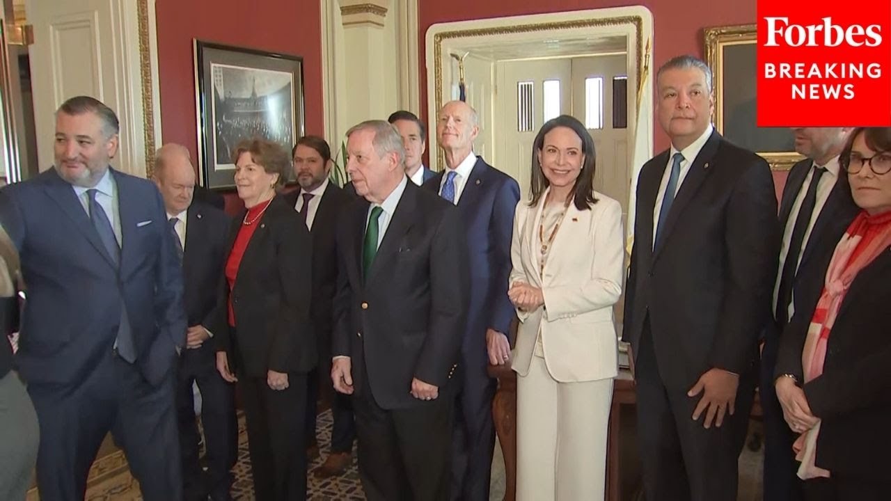 BREAKING: Bipartisan Group Of Senators Meet With Venezuelan Opposition Leader Mar&iacute;a Corina Machado