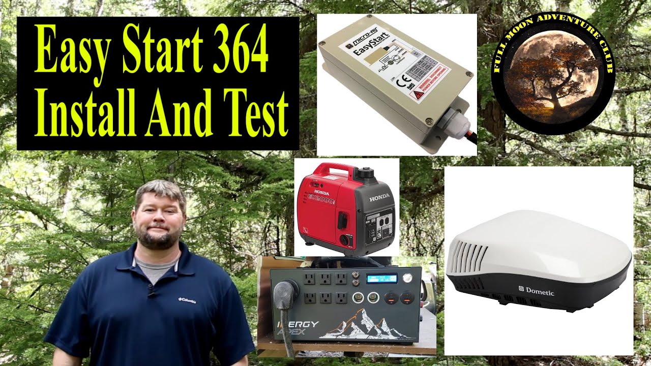 RV AC Using Small Inverters And Generators -  Easy Start 364 Install And Test