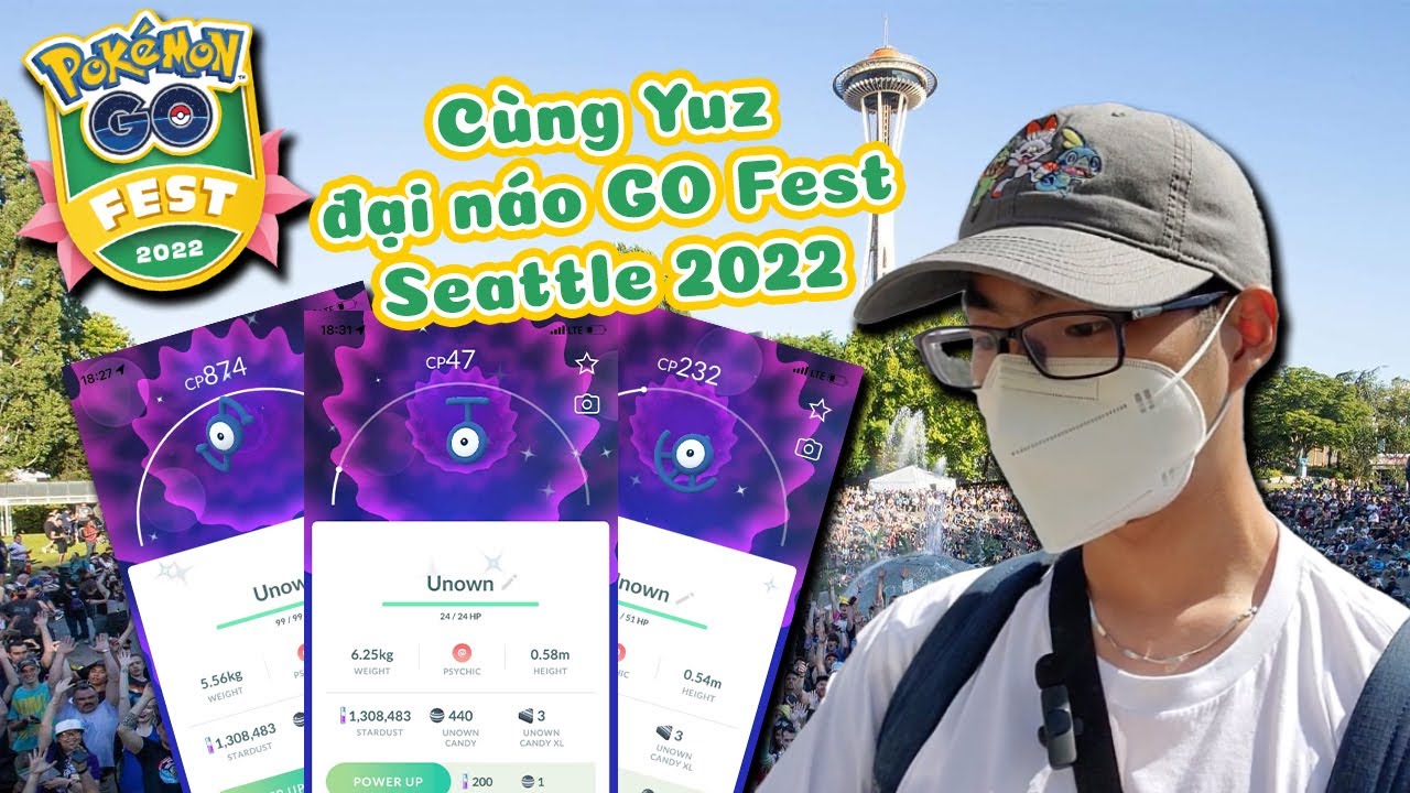 Pokemon GO Fest Seattle 2022 - Một trải nghiệm tuyệt vời của Yuz !!! | Pokemon GO | PAG Center