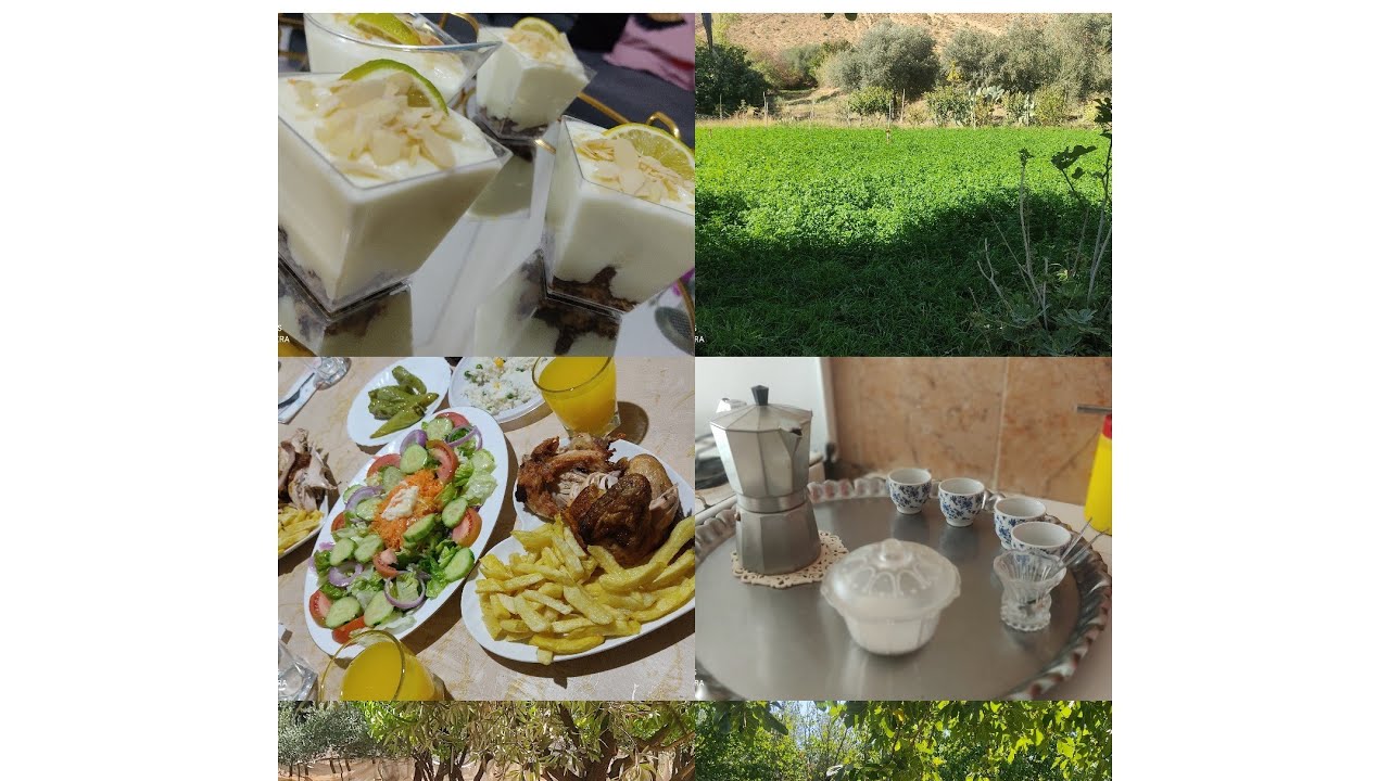 فيديو فيه تحلية الليمون🍋وجولة وقعدة خفيفة في دار اهل أمي ❤️🥰🌺