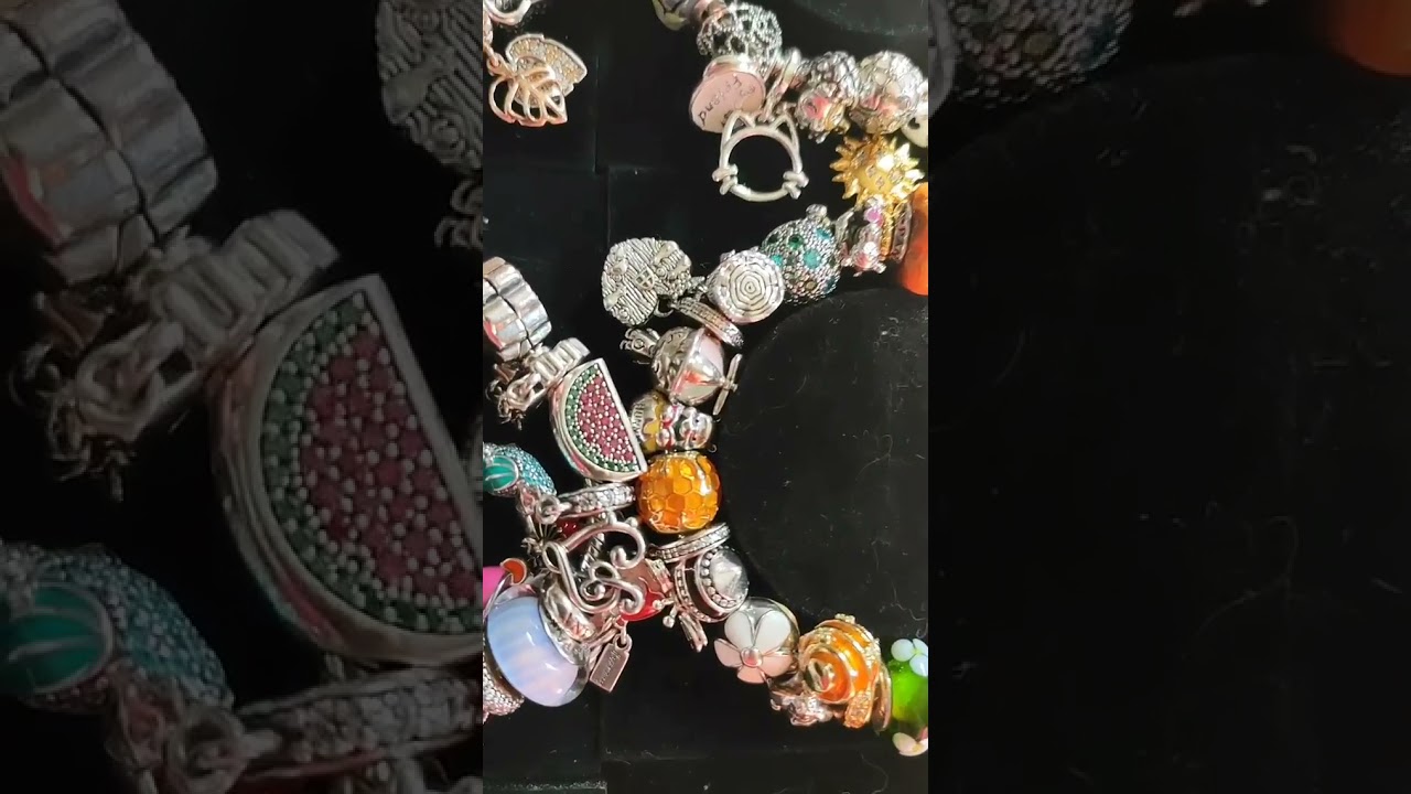 I wear my new Pandora's bracelet