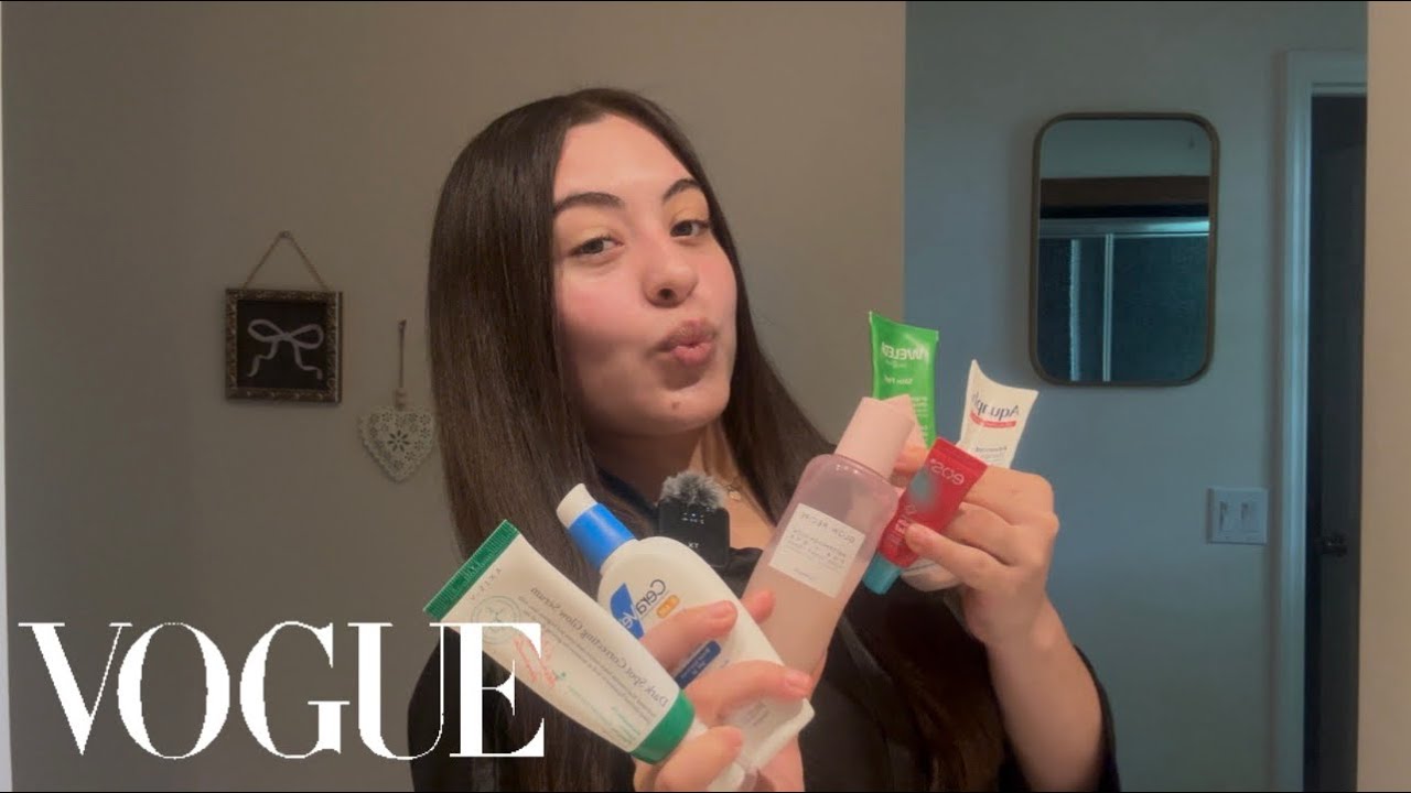 grwm + skincare routine (vogue inspired) | 2025
