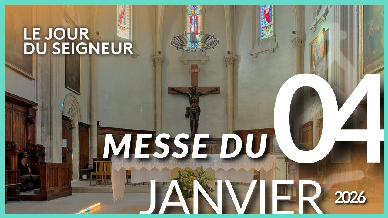 🔴 EN DIRECT | Messe du 4 janvier 2026 &ndash; Le Jour du Seigneur