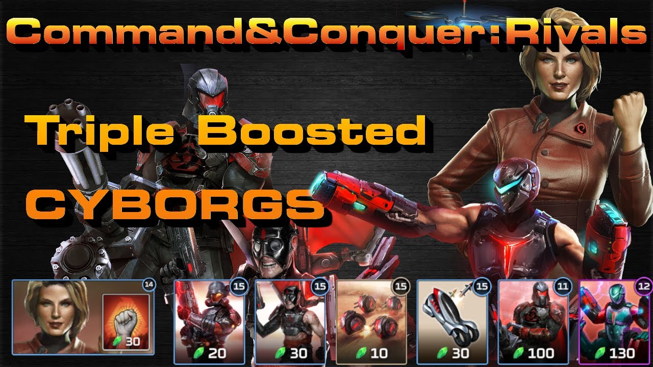 C&C Rivals: Triple Boosted Cyborgs!