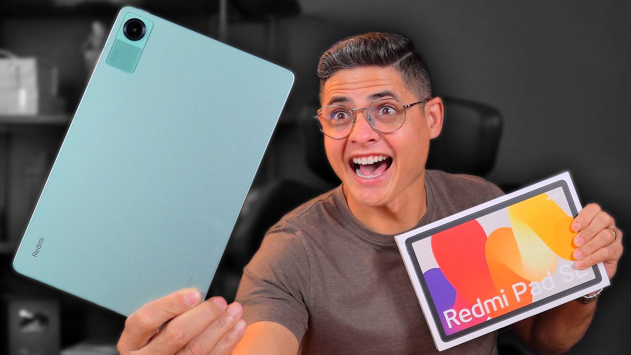 UM TABLET BOM E BARATO? Esse é o Xiaomi Redmi PAD SE! Unboxing e Impressões