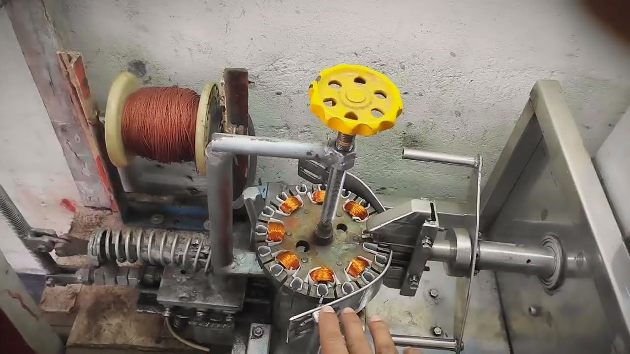 Handmade Celling Fan Wending Machine. Machine Or Mantra. Rewending Celling Fan Machine.