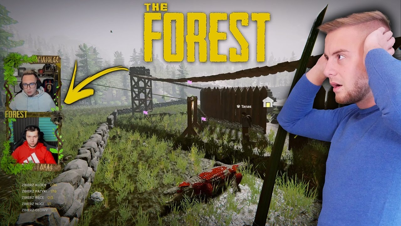 THE FOREST #20 ⚔️ ULEPSZANIE BAZY & WYPRAWA PO ŁUK *w końcu go mam* 🔥 MafiaSolecTeam