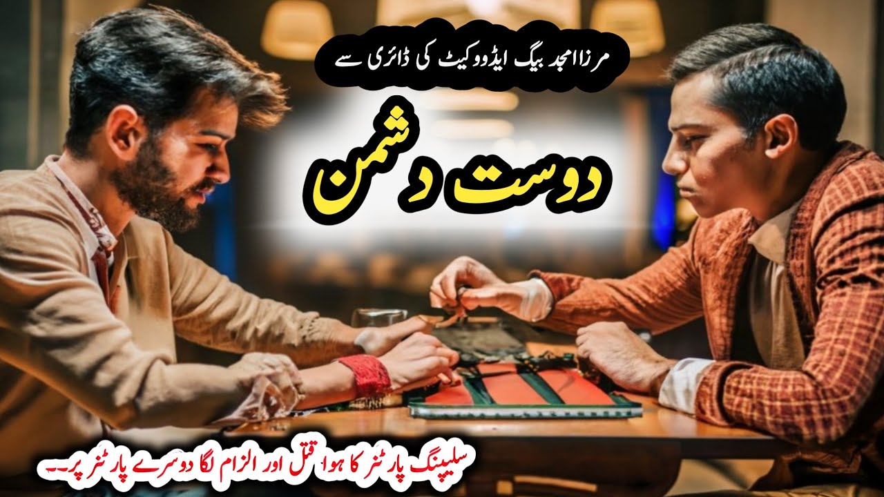 Dost dushman دوست دشمن | Mirza Amjad Baig | Suspense & Jurm O Saza Urdu Stories