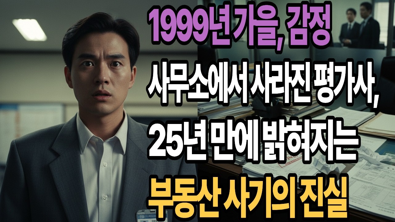 1999년 가을, 감정사무소에서 사라진 평가사, 25년 만에 밝혀지는 부동산 사기의 진실