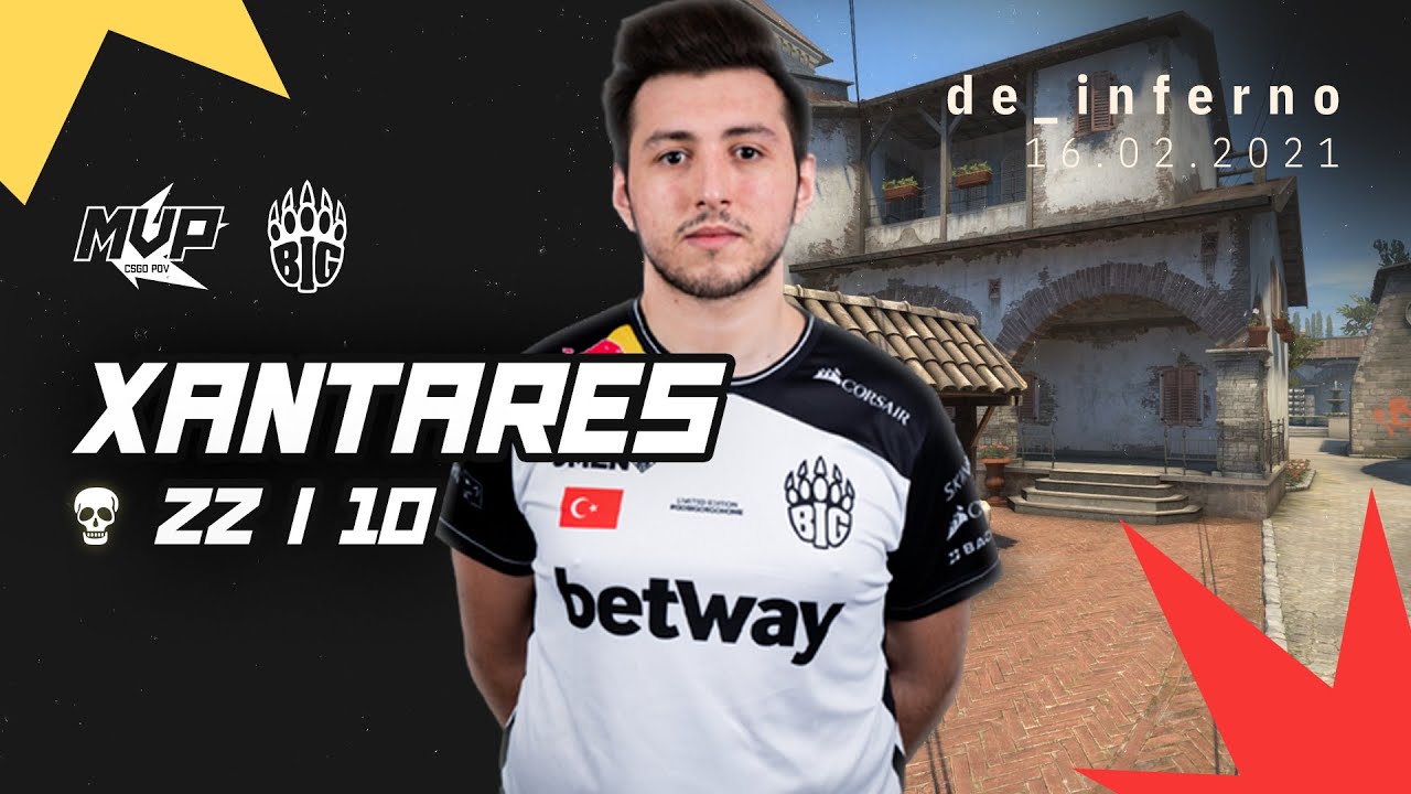 MVP CSGO POV: BIG XANTARES (22/10) vs Movistar Riders (de_inferno) @ IEM Katowice 2021