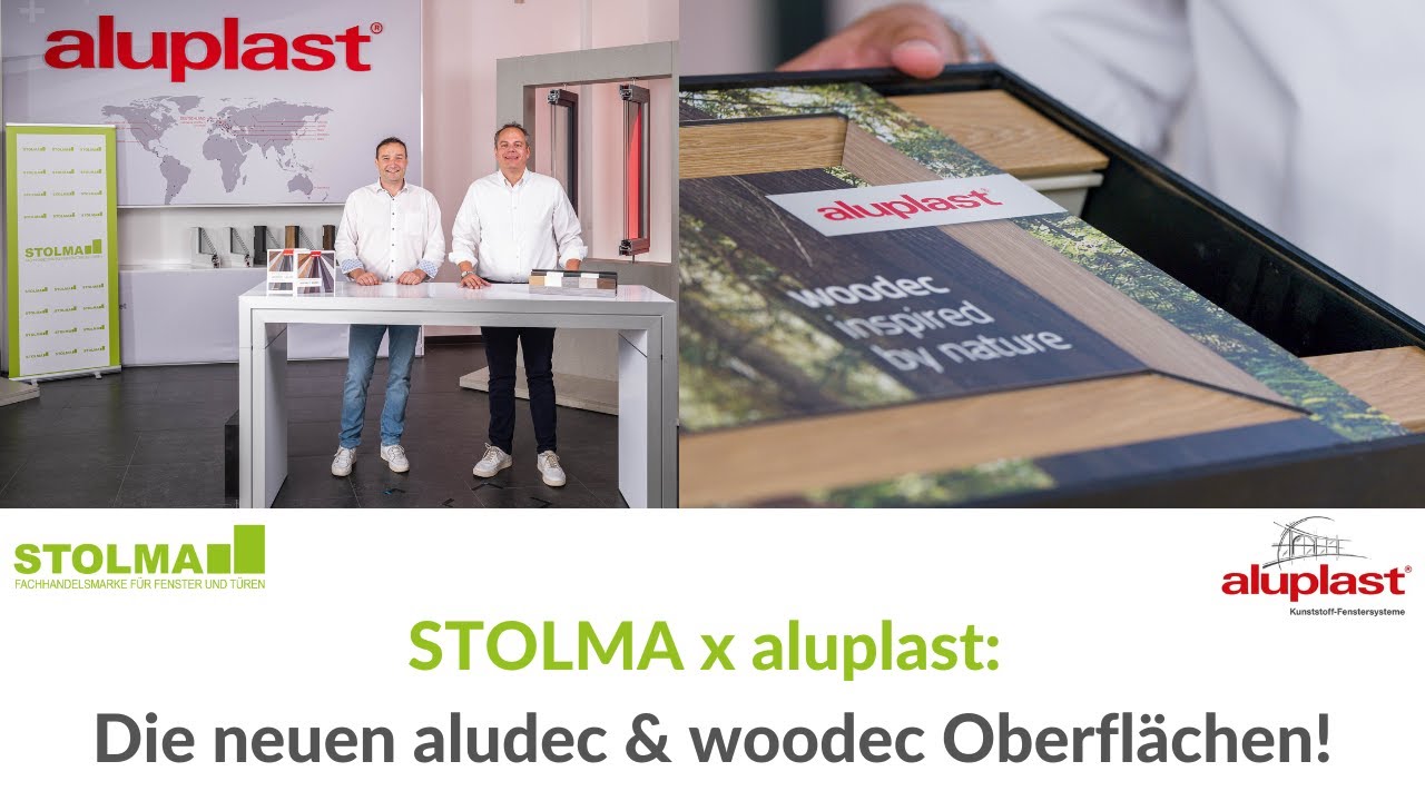 STOLMA x aluplast: Die neuen Oberflächen aludec & woodec – Design trifft Innovation!