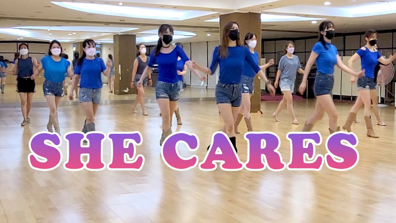 SHE CARES - LINE DANCE (Niels Poulsen)