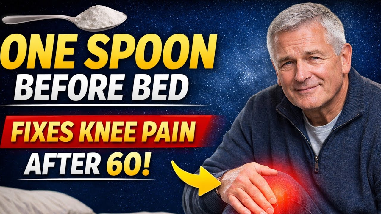 One Spoon Before Bed to Restore Leg Strength & Reduce Knee Pain After 60