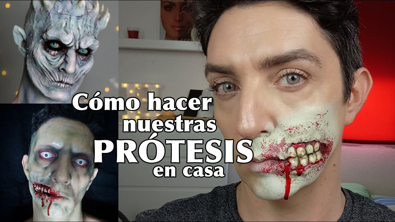 Como hacer prótesis de maquillaje profesional en casa.