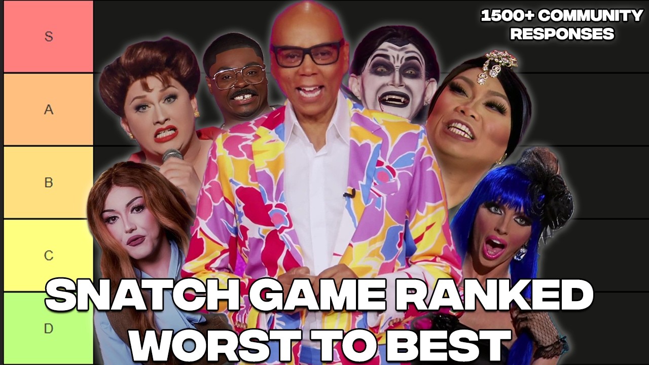 EVERY Snatch Game RANKED Worst to Best (US S2 -S18/AS1-AS10) | Drag Race Community Ranking