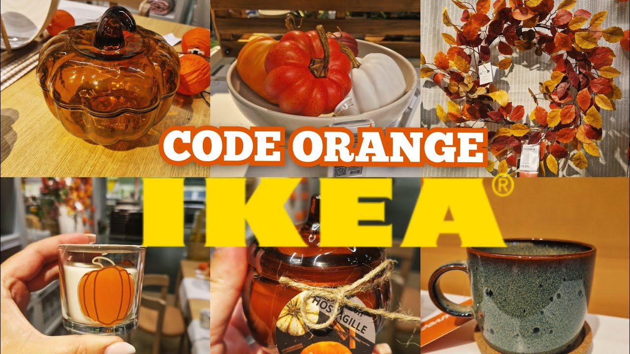 🎃ARRIVAGE AUTOMNALE CHEZ IKEA🍁 VAISSELLE & BOUGIES CITROUILLE