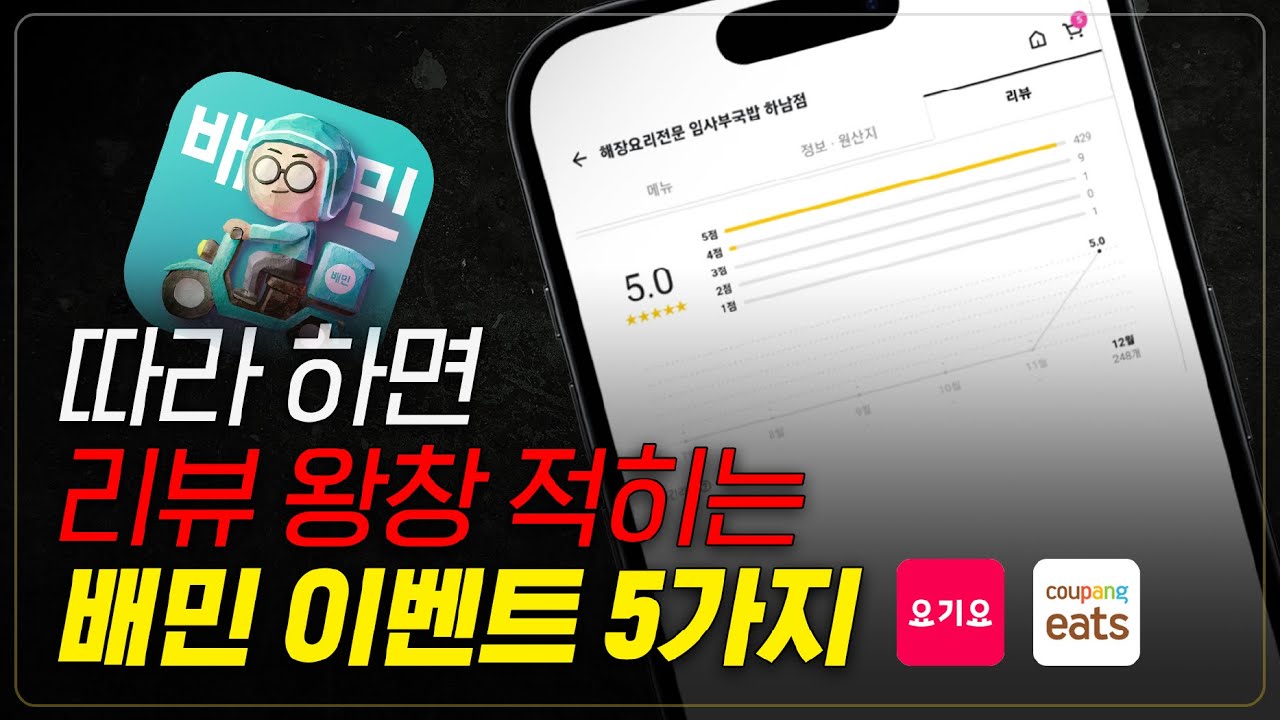 배민 오픈 첫달에 리뷰 248개 적힌 비법 공개 (배달 1000개 매장 대표의 노하우)
