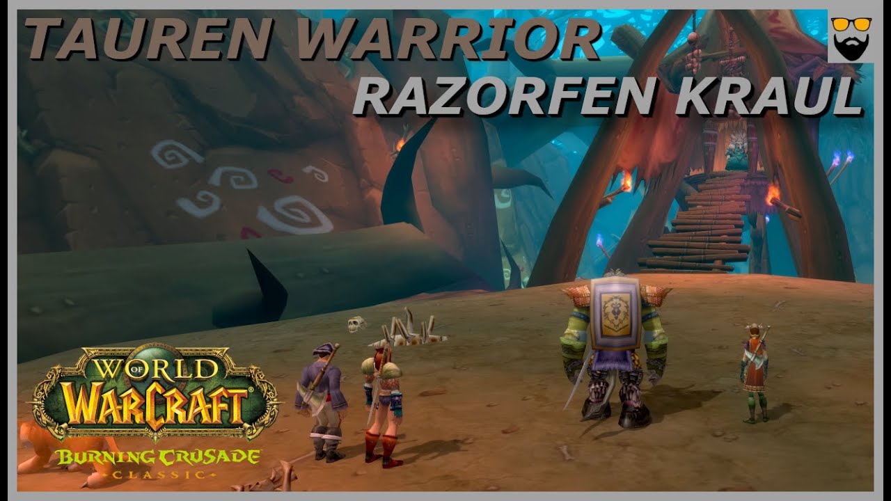 Давайте поиграем в World of Warcraft &mdash; The Burning Crusade Classic &mdash; Таурен-воин &mdash; Разорфен Краул...
