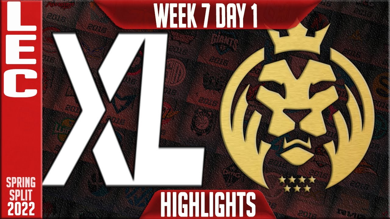 XL vs MAD Highlights | LEC Spring 2022 W7D1 | Excel Esports vs MAD Lions