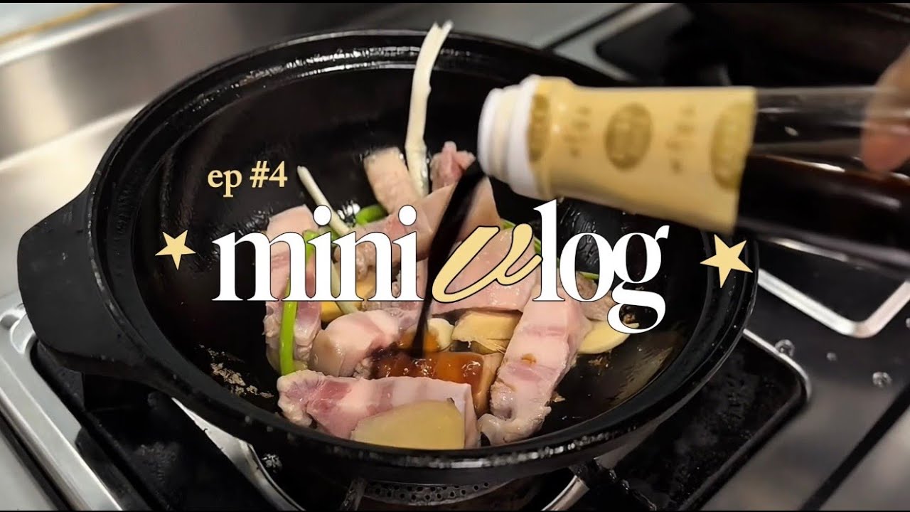 Simple Home Routine | Morning Skincare, Cooking Pork Stew, Resting No Talking