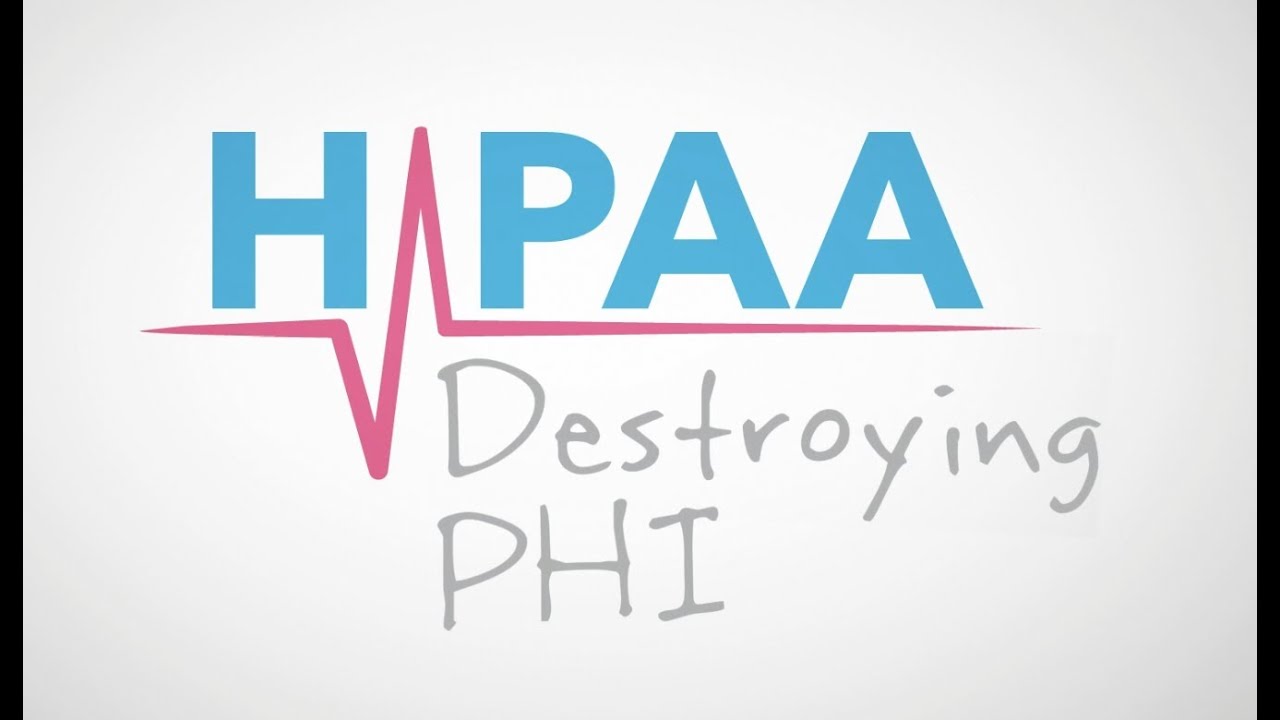 HIPAA Snippets: Destroying PHI