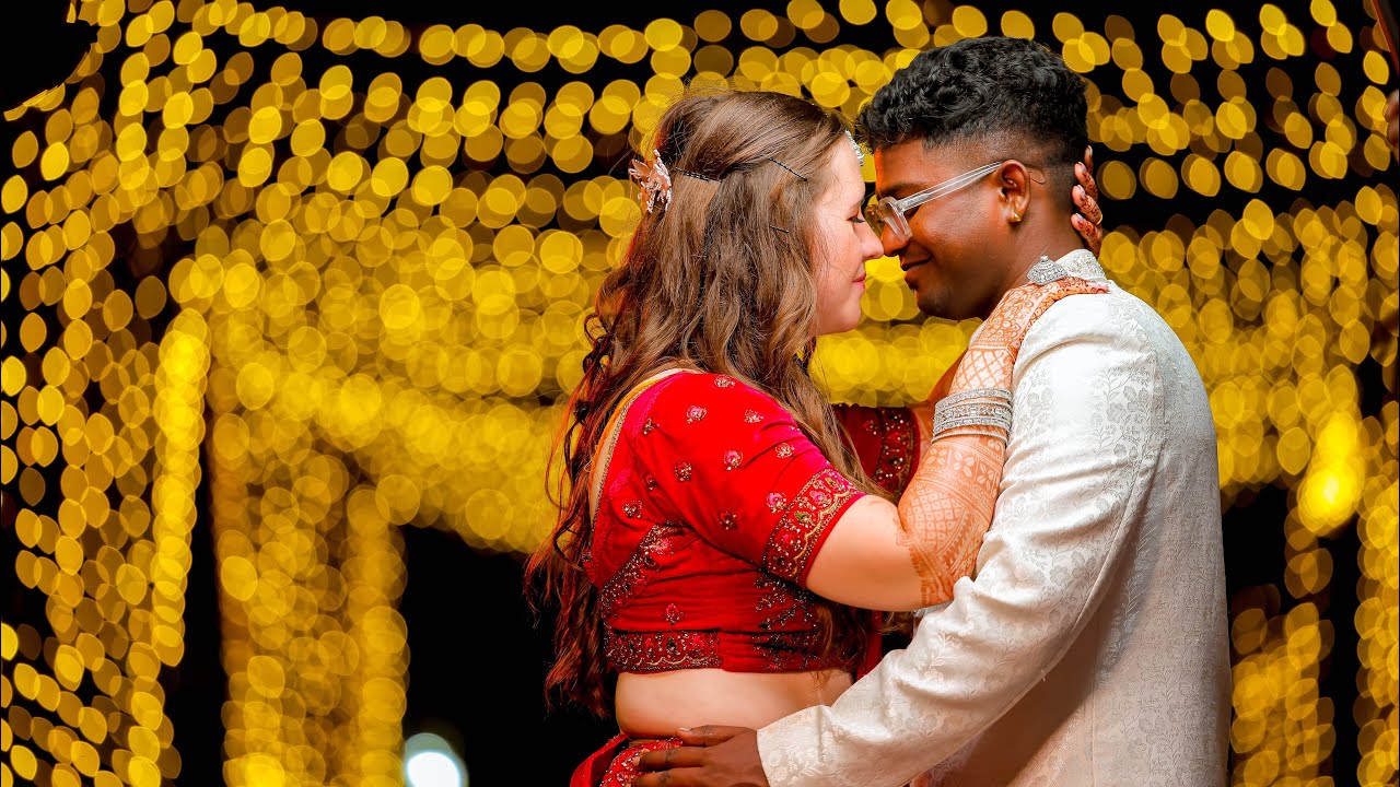 Surya❤️Kamilė | Tamil-Lithuanian Wedding Celebration glimpses part-2 🎉#tamilwedding #culturalfusion