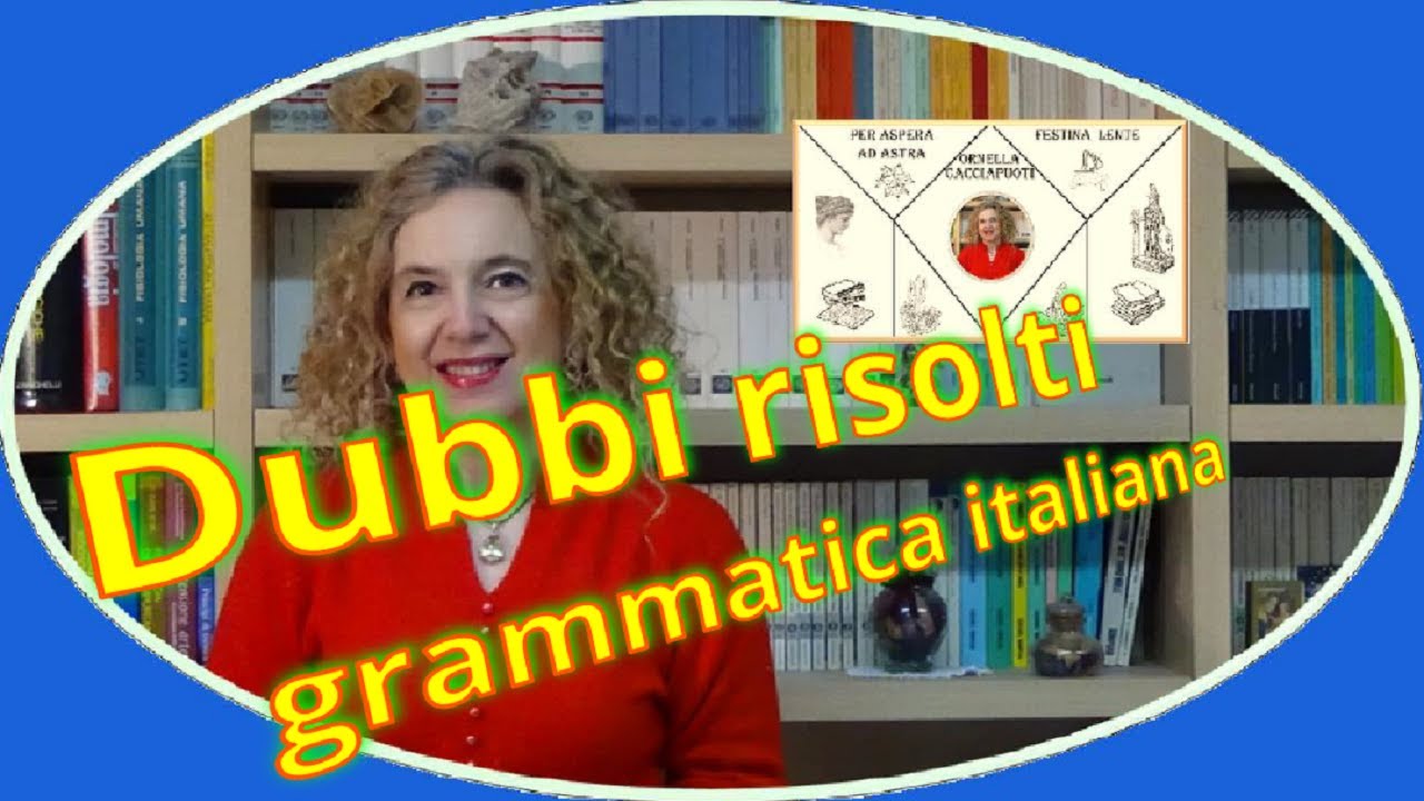 QUESITI RISOLTI – grammatica italiana