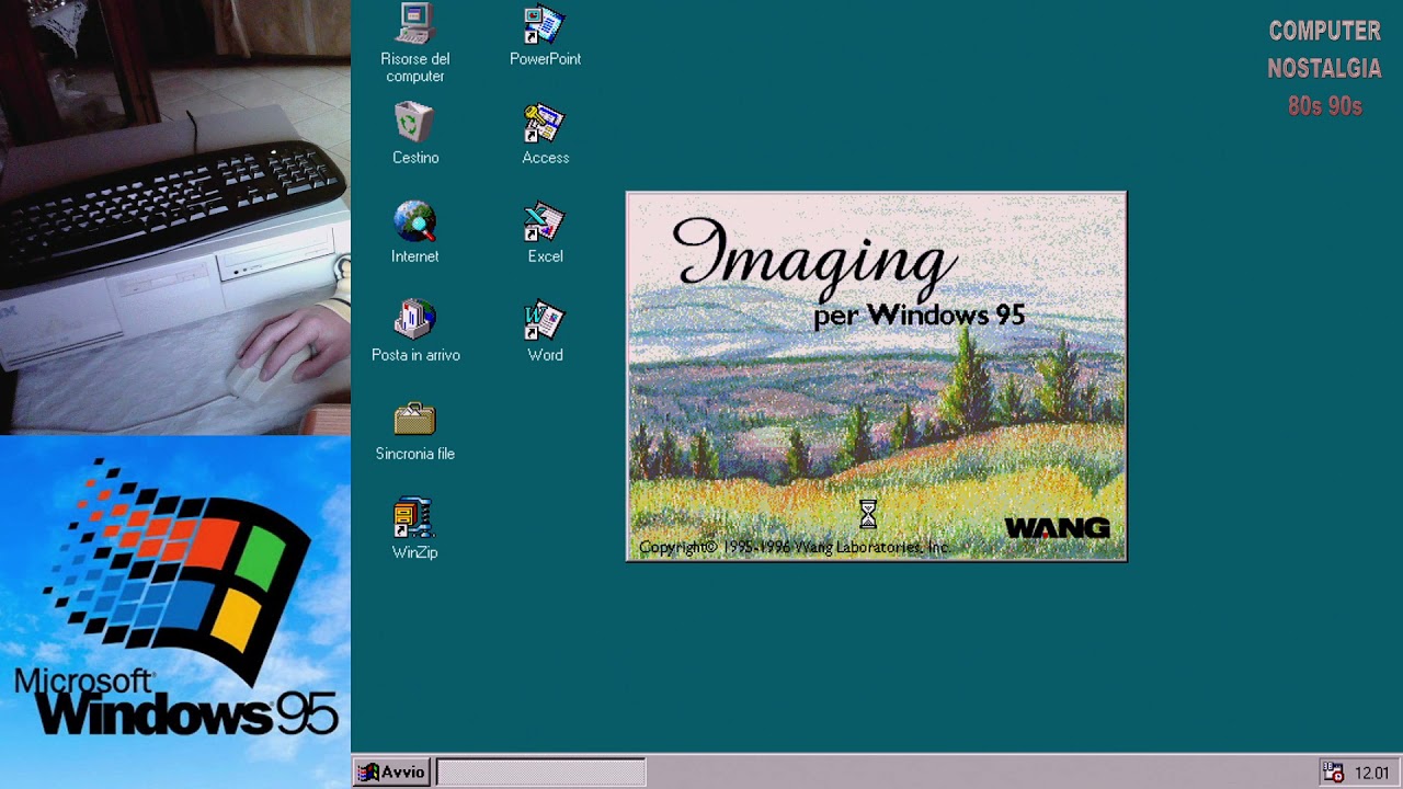 WINDOWS 95: proviamolo su un vero PC IBM del 1996