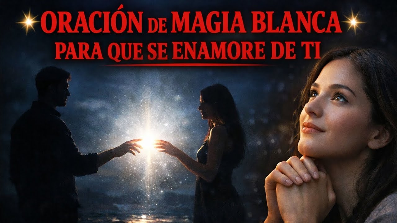 ✨ Oración de Magia Blanca para que se Enamore de Ti Profundamente | Amor Verdadero y Correspondido ✨