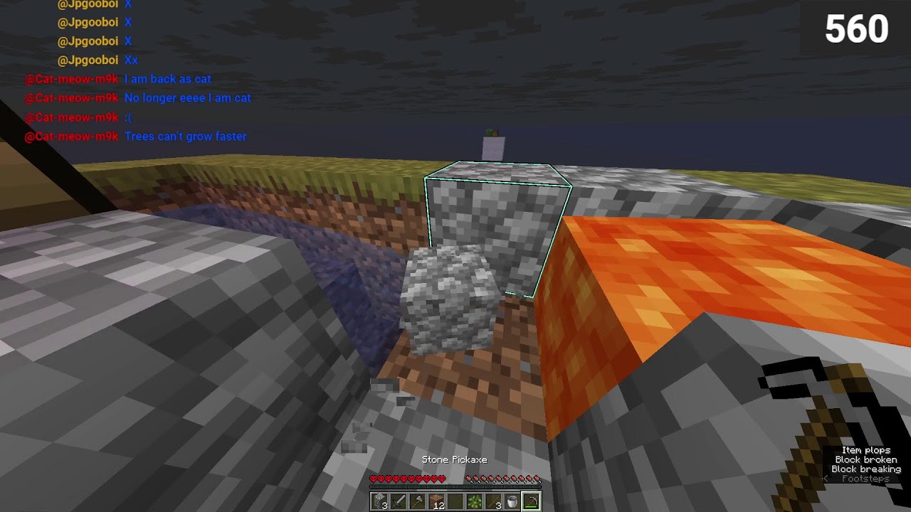 playing sky block for the first time...its hardcore btw