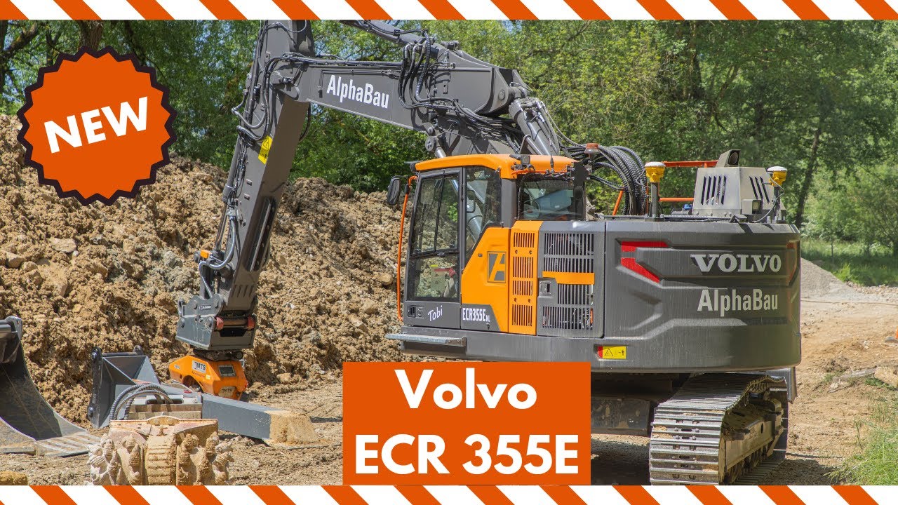 New Volvo ECR 355E a versatile tool carrier