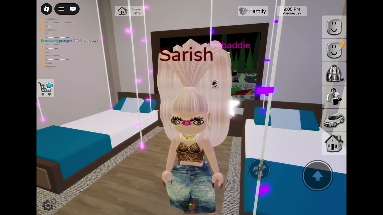Trolling as crazy  baddies in Roblox Brookhaven🤣#brookhaven #trolling #crazybaddies #gamer 