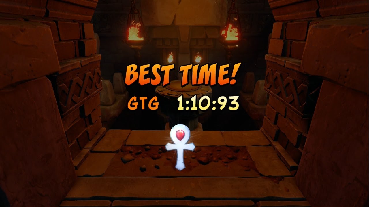 Crash Bandicoot - N. Sane Trilogy - Platinum Time Trial #11: Temple Ruins - 1:10:93