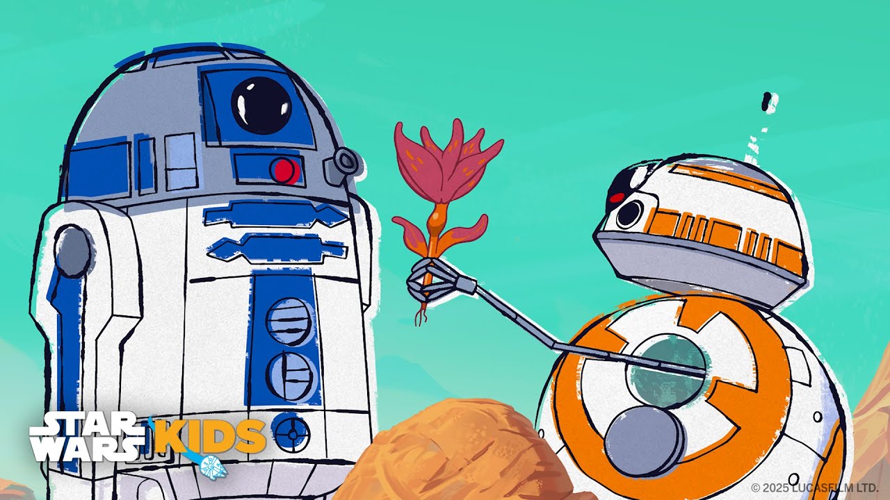R2-D2 and BB-8 Chased By A Bounty Hunter?! | Droid Diaries | Episode 8 | @StarWarsKids