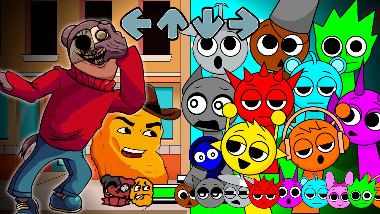 FnF Twiddlefinger x Incredibox - Sprunki VS MAX & Nugget Friday Night Funkin'