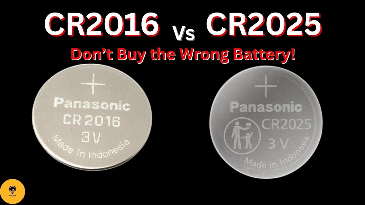 CR2025 vs CR2016 &mdash; Don&rsquo;t Buy the Wrong Battery