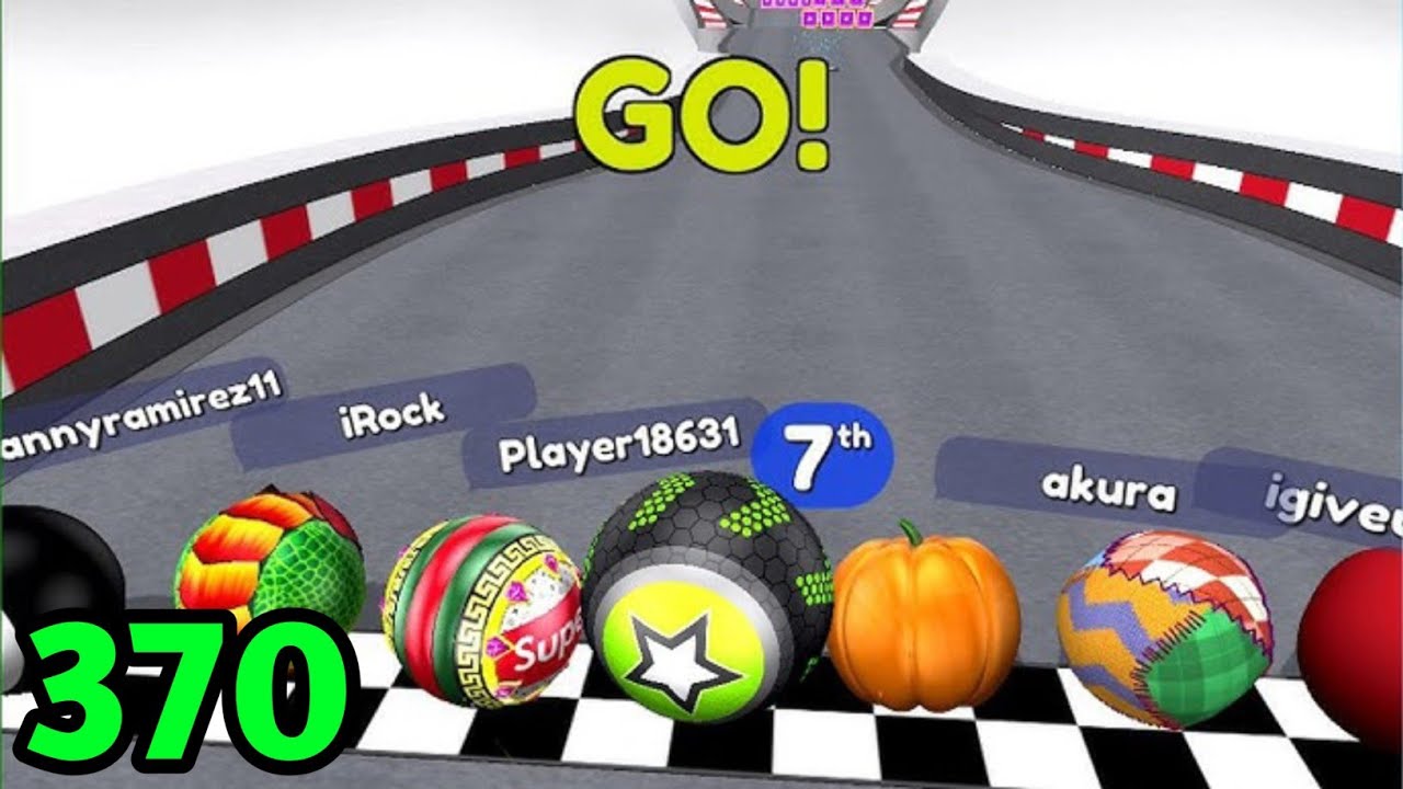 Going Balls, SpeedRun, Going Balls Portal Run Gameplay Level 370