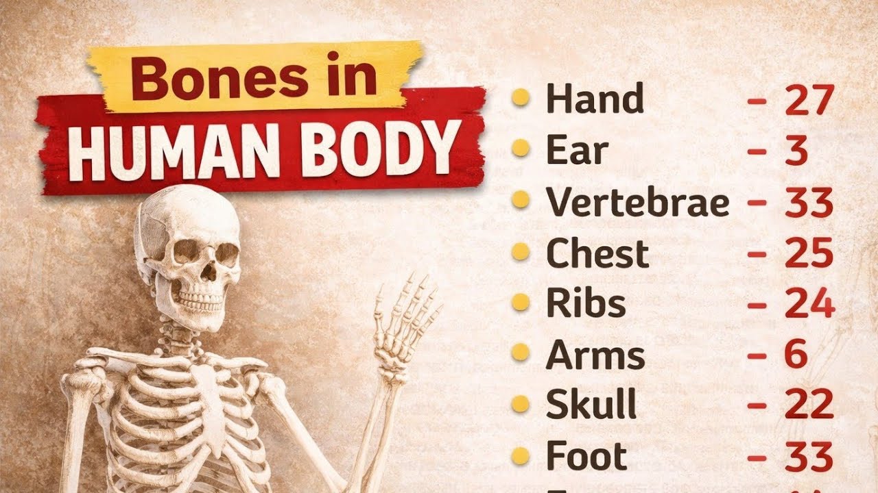 Kids Learning: Bones of Human Body🧠