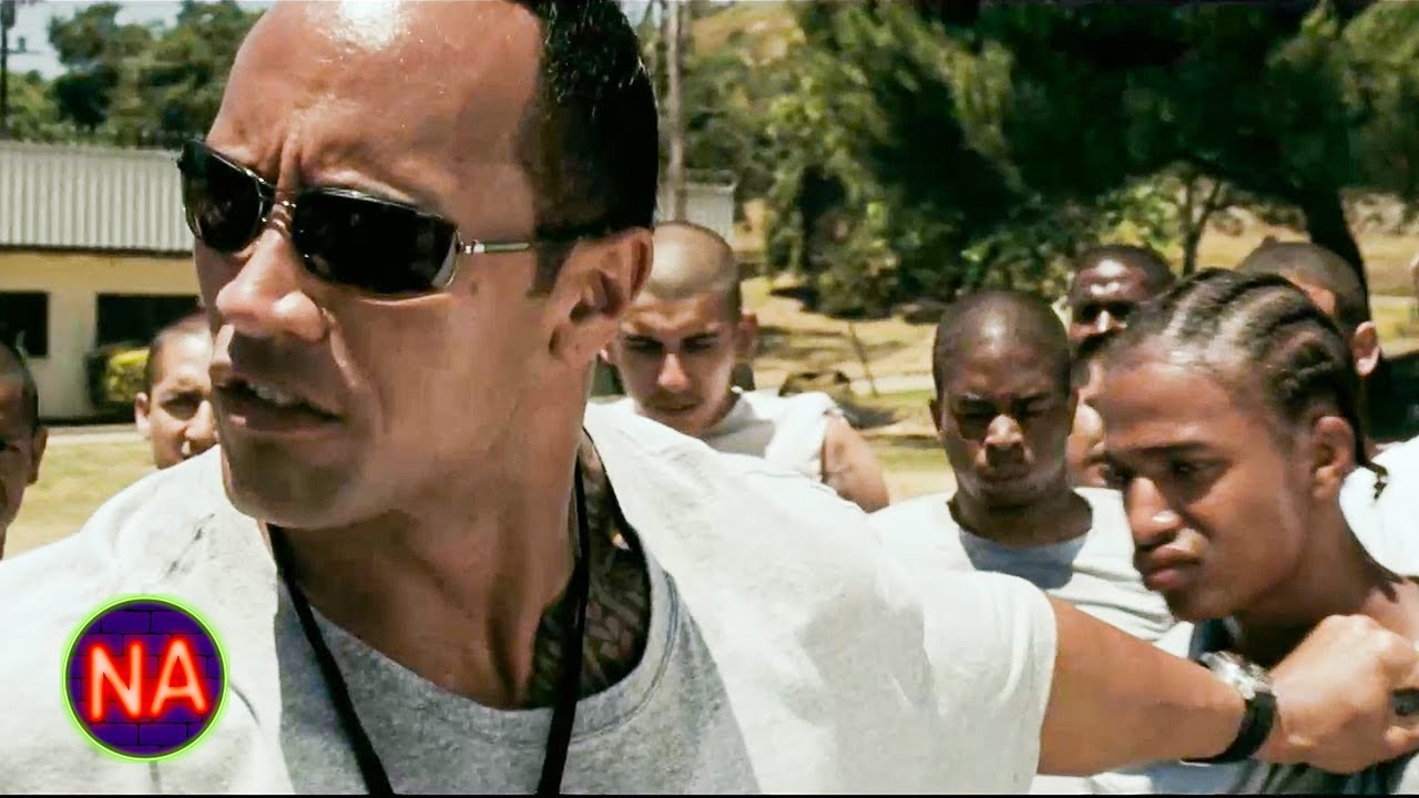 The Rock Breaks Up a Fight at Football Practice | Gridiron Gang | Now Action