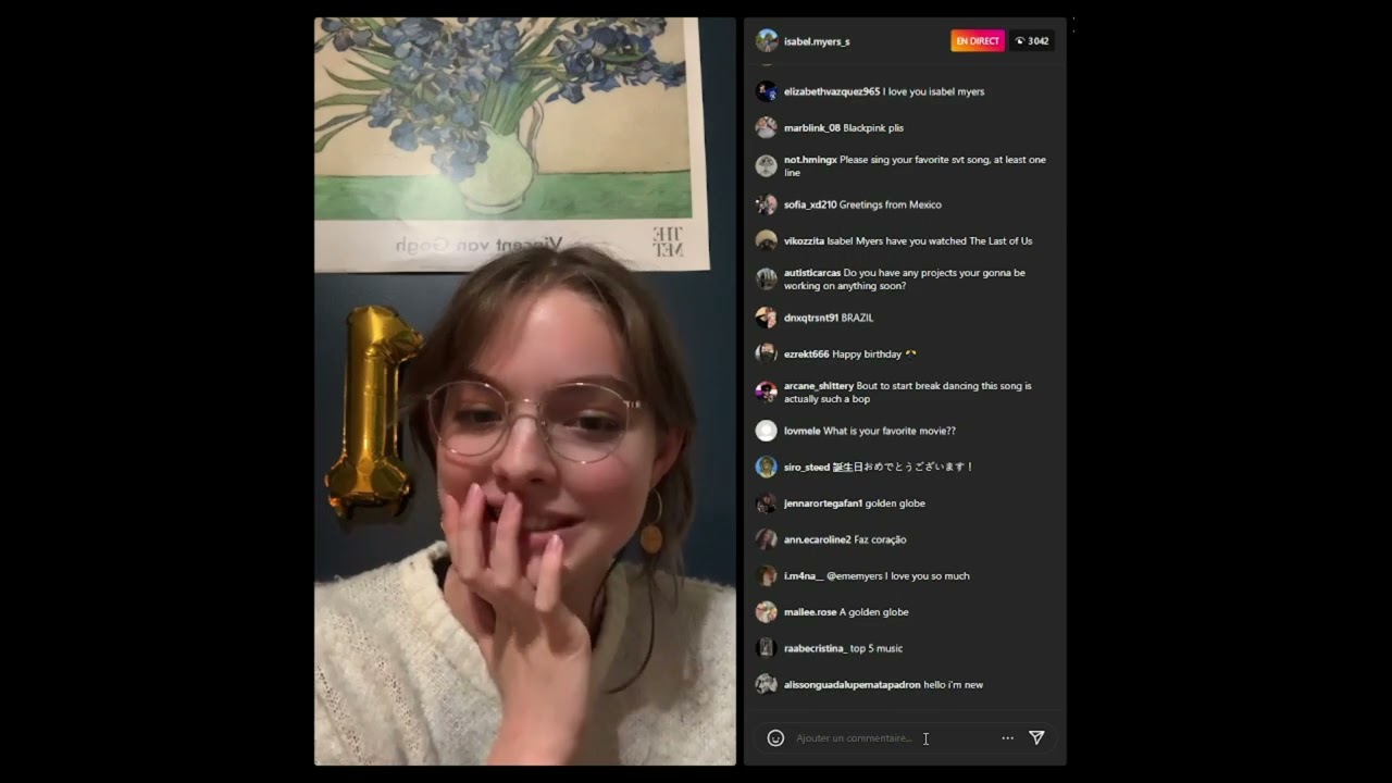 (INSTAGRAM LIVE) Isabel Myers Full Birthday Live Stream 🎉