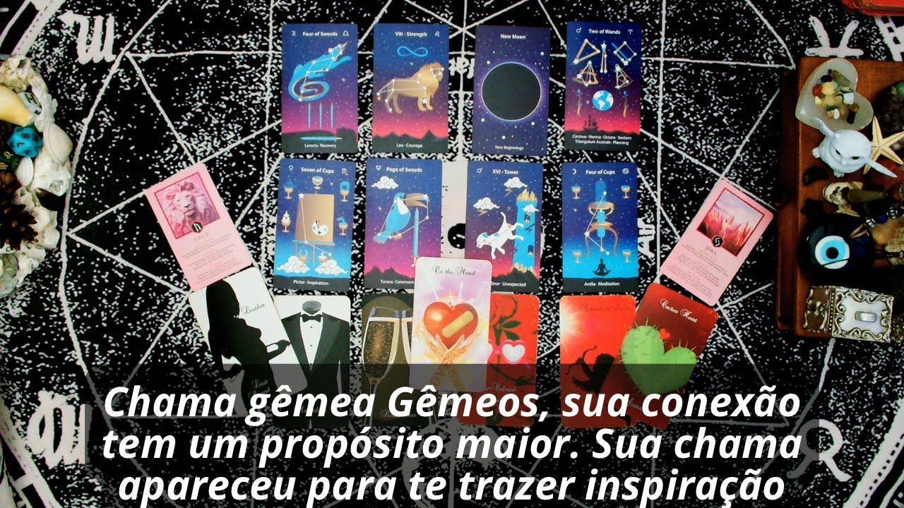 Chama gêmea Gêmeos, sua conexão tem um propósito maior. Sua chama apareceu para te trazer inspiração
