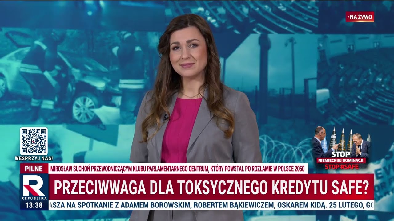 Informacje Telewizja Republika 25.02.2026 godzina 13:30