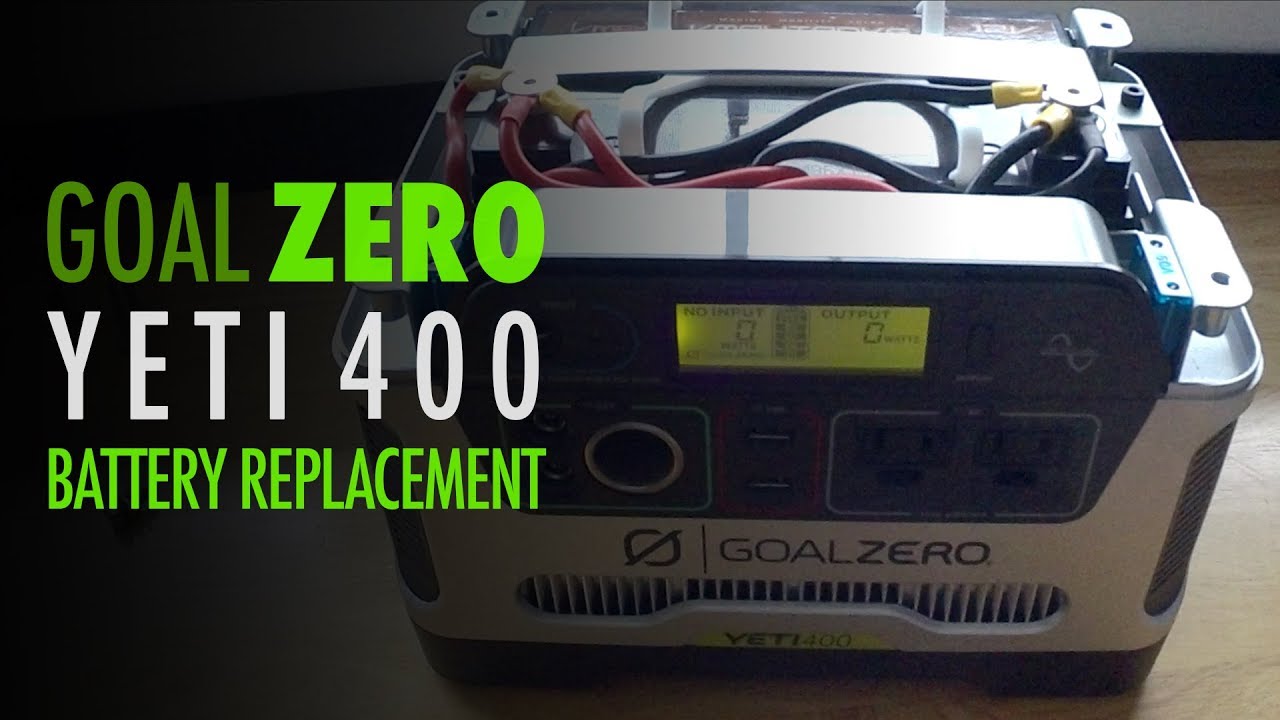 Goal Zero Yeti 400 Battery Replacement | 12v 35Ah Deep Cycle AGM