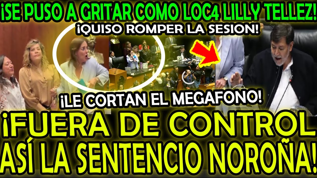 LILLY TELLEZ ENLOQUECE Y LANZA GRITOS QUISO ROMPER SESION PERO LE CORTAN MEGAFONO Y LLORA