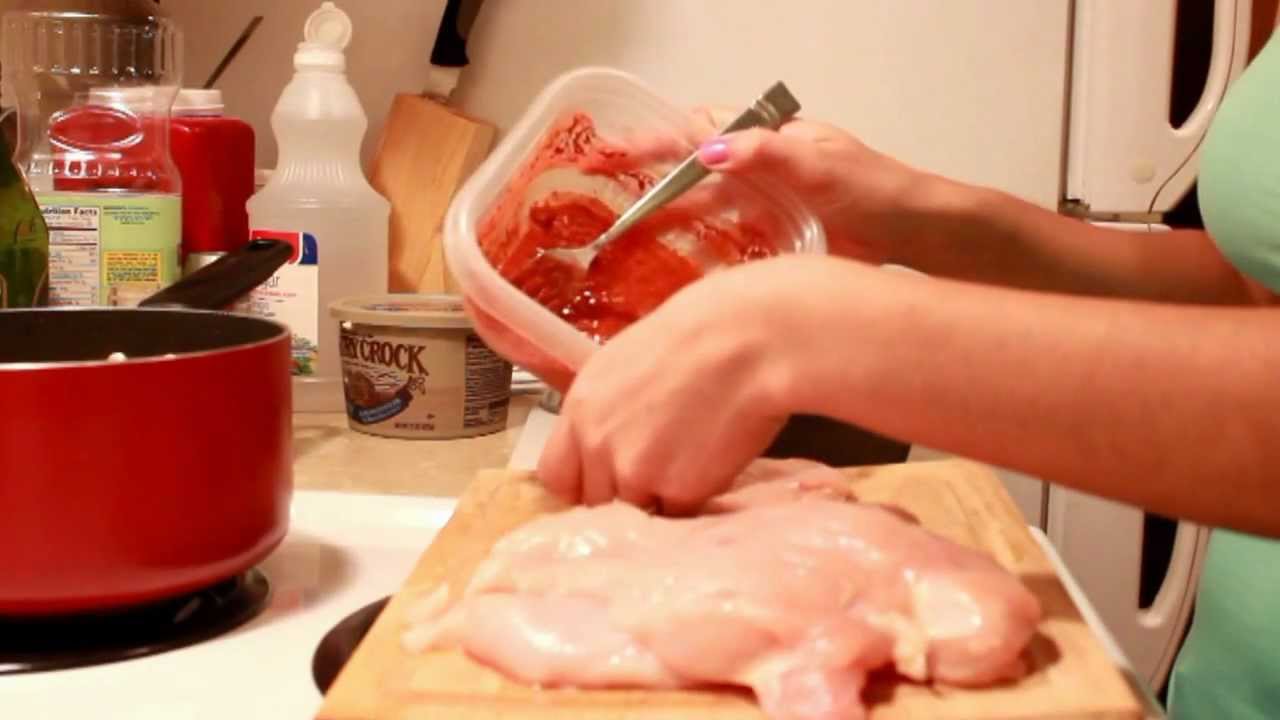 ♥POLLO EN ACHIOTE lo mas facil y rico del mundo :D